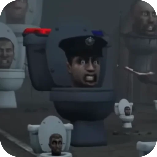 👮‍♀️ Стикер «Skibidi Toilets» для Telegram