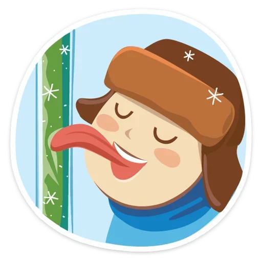 🕛 Стикер «Happy» для Telegram