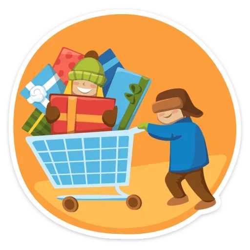 🕛 Стикер «Happy» для Telegram