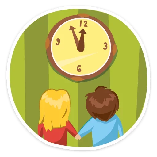 🕛 Стикер «Happy» для Telegram