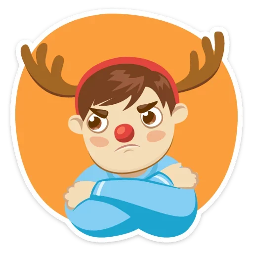 🕛 Стикер «Happy» для Telegram