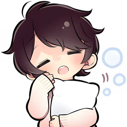 😴 Стикер «Скромный кун» для Telegram