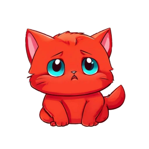 😭 Стикер «Котейка» для Telegram