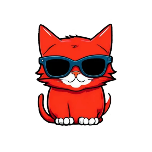 😎 Стикер «Котейка» для Telegram