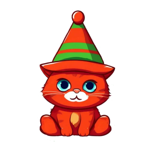 🥳 Стикер «Котейка» для Telegram