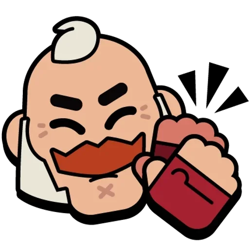 👏 Стикер «Сэм Бронсон» для Telegram