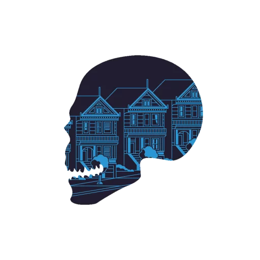 💀 Стикер «Черепа и АРТ» для Telegram