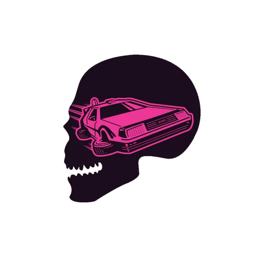 💀 Стикер «Черепа и АРТ» для Telegram