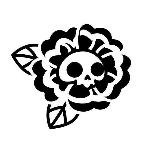 🌼 Эмодзи «Skull Flower» для Telegram