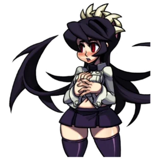 🐙 Стикер «_?(Skullgirls)?_?"Filia"?» для Telegram