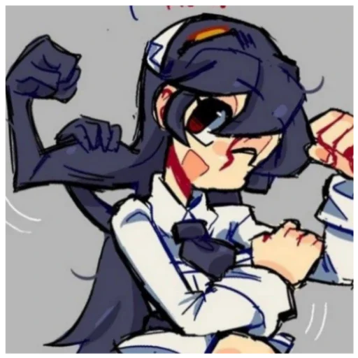 🐙 Стикер «_?(Skullgirls)?_?"Filia"?» для Telegram