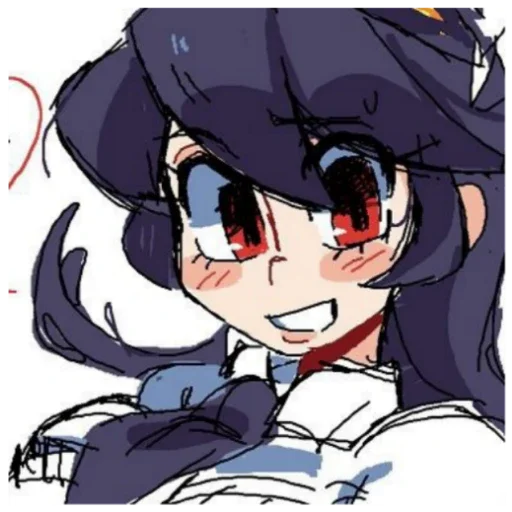 🐙 Стикер «_?(Skullgirls)?_?"Filia"?» для Telegram