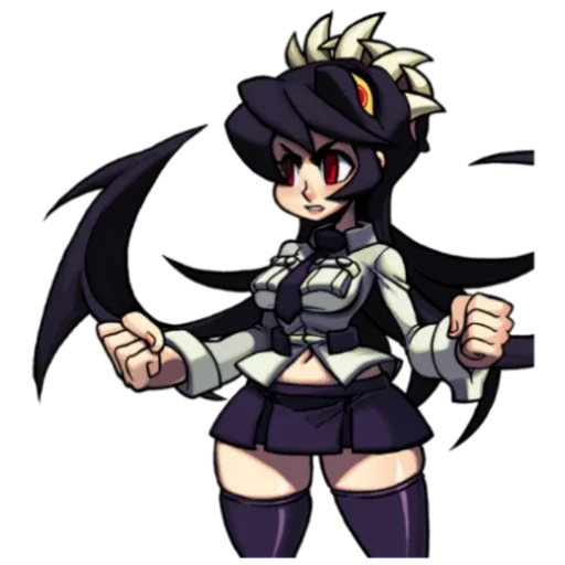 🐙 Стикер «_?(Skullgirls)?_?"Filia"?» для Telegram