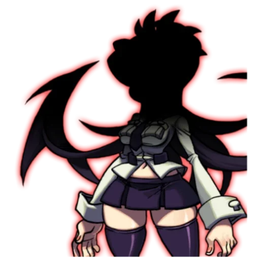 🐙 Стикер «_?(Skullgirls)?_?"Filia"?» для Telegram