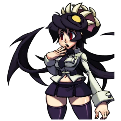 🐙 Стикер «_?(Skullgirls)?_?"Filia"?» для Telegram