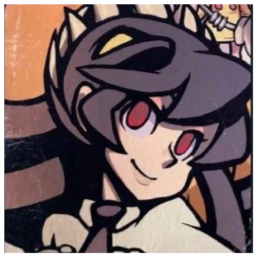 🐙 Стикер «_?(Skullgirls)?_?"Filia"?» для Telegram