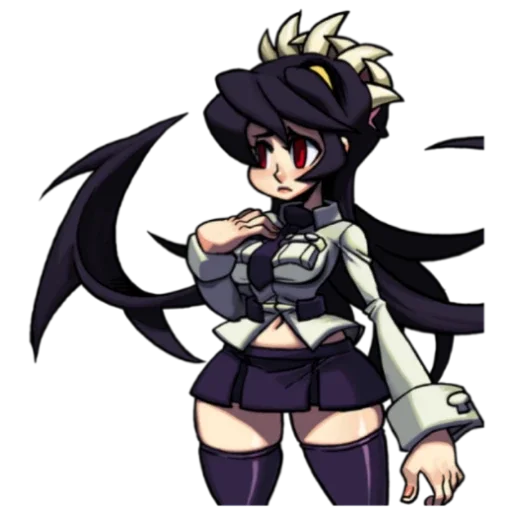 🐙 Стикер «_?(Skullgirls)?_?"Filia"?» для Telegram
