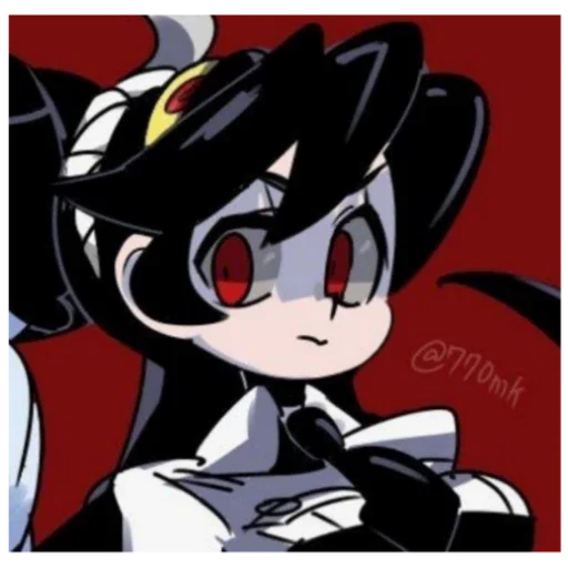 🐙 Стикер «_?(Skullgirls)?_?"Filia"?» для Telegram