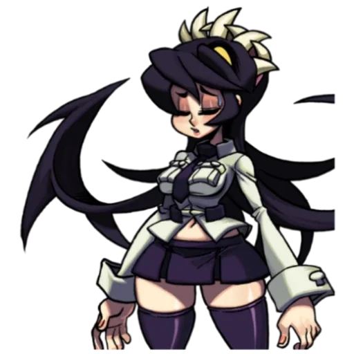 🐙 Стикер «_?(Skullgirls)?_?"Filia"?» для Telegram