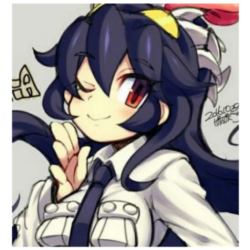 🐙 Стикер «_?(Skullgirls)?_?"Filia"?» для Telegram