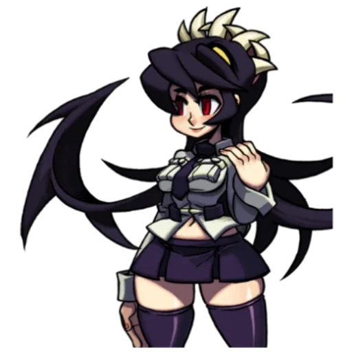 🐙 Стикер «_?(Skullgirls)?_?"Filia"?» для Telegram