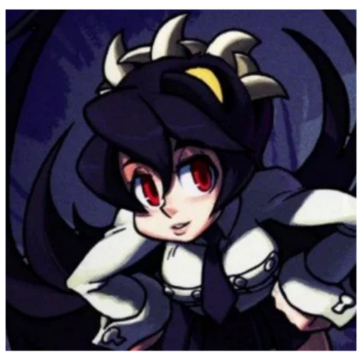 🐙 Стикер «_?(Skullgirls)?_?"Filia"?» для Telegram