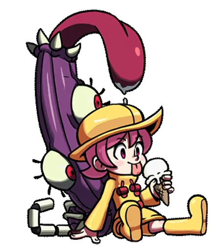 🍦 Стикер «Skullgirls Gifs» для Telegram