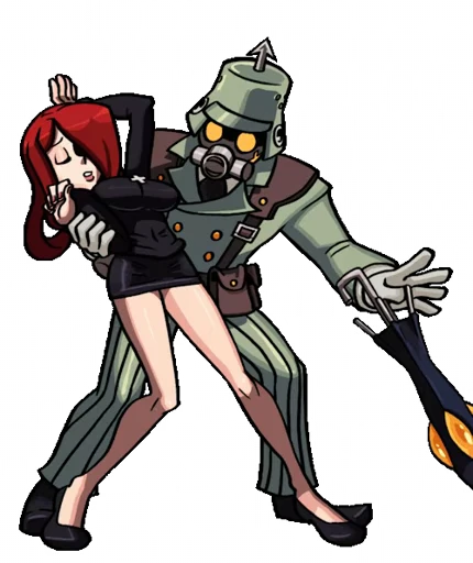 😞 Стикер «Skullgirls Gifs» для Telegram