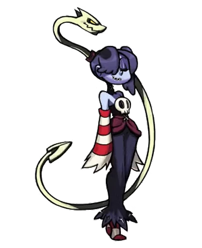 👠 Стикер «Skullgirls Gifs» для Telegram
