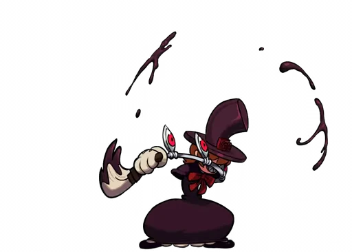 🦚 Стикер «Skullgirls Gifs» для Telegram