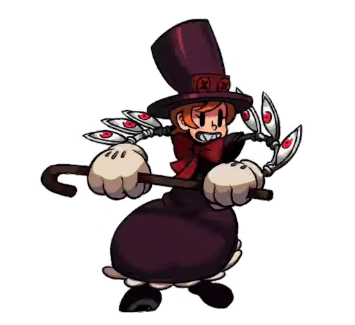 🦚 Стикер «Skullgirls Gifs» для Telegram