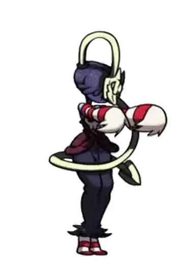 🐸 Стикер «Skullgirls Gifs» для Telegram