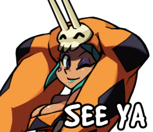 😉 Стикер «Skullgirls Launch» для Telegram