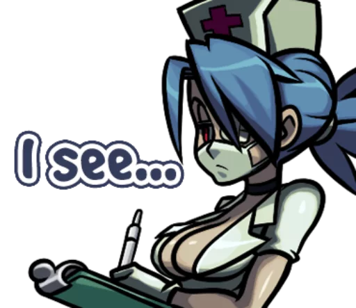 📝 Стикер «Skullgirls Launch» для Telegram