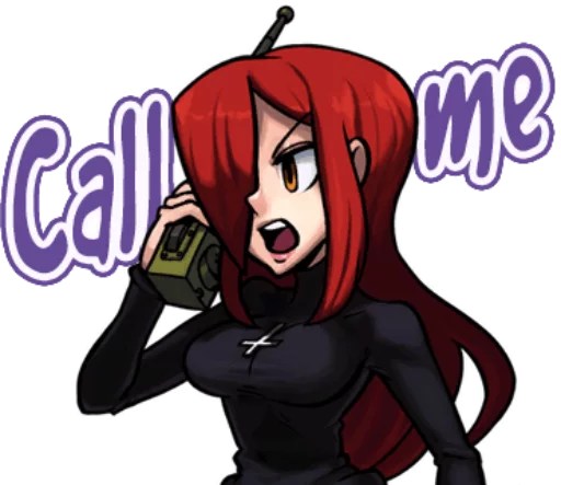 📞 Стикер «Skullgirls Launch» для Telegram