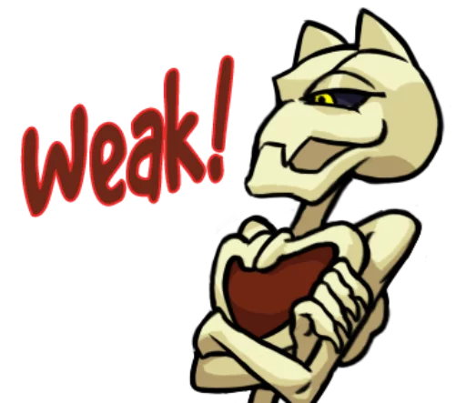 😈 Стикер «Skullgirls Launch» для Telegram