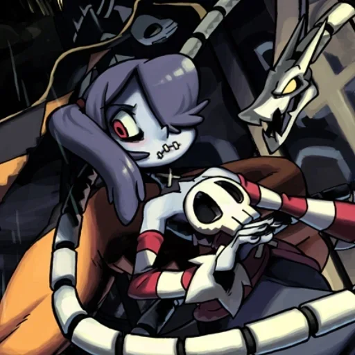 🗡 Стикер «Skullgirls» для Telegram