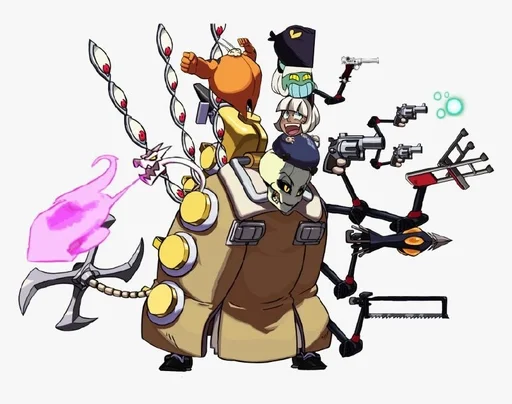 😔 Стикер «Skullgirls» для Telegram