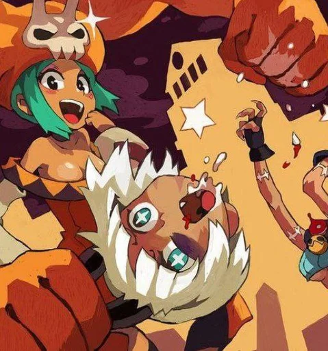 😨 Стикер «Skullgirls» для Telegram