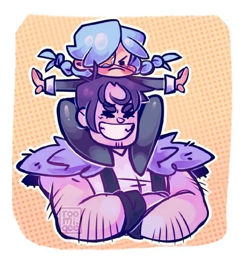😌 Стикер «Skullgirls» для Telegram