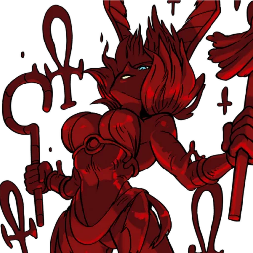 🩸 Стикер «Скаллгерлс!/Skullgirls!» для Telegram
