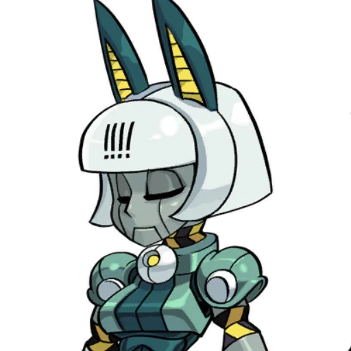 🤐 Стикер «Скаллгерлс!/Skullgirls!» для Telegram