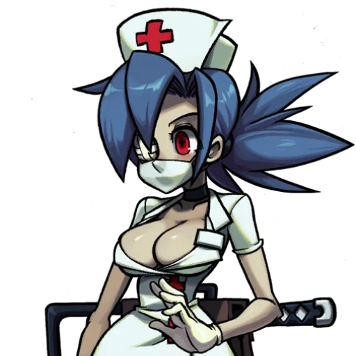 😨 Стикер «Скаллгерлс!/Skullgirls!» для Telegram