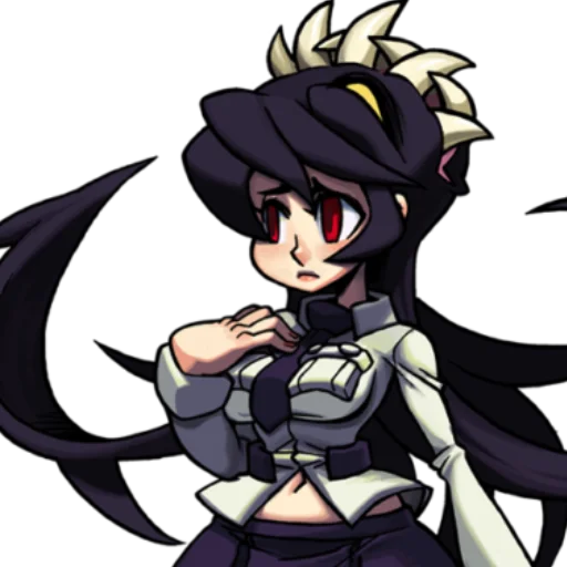 🙁 Стикер «Скаллгерлс!/Skullgirls!» для Telegram