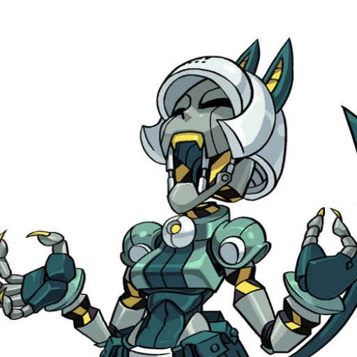 😩 Стикер «Скаллгерлс!/Skullgirls!» для Telegram