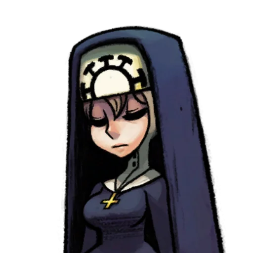 😶 Стикер «Скаллгерлс!/Skullgirls!» для Telegram