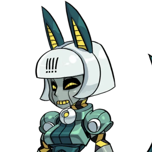 😛 Стикер «Скаллгерлс!/Skullgirls!» для Telegram