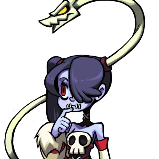 🤨 Стикер «Скаллгерлс!/Skullgirls!» для Telegram