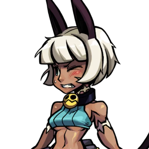 😾 Стикер «Скаллгерлс!/Skullgirls!» для Telegram