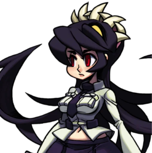 😒 Стикер «Скаллгерлс!/Skullgirls!» для Telegram
